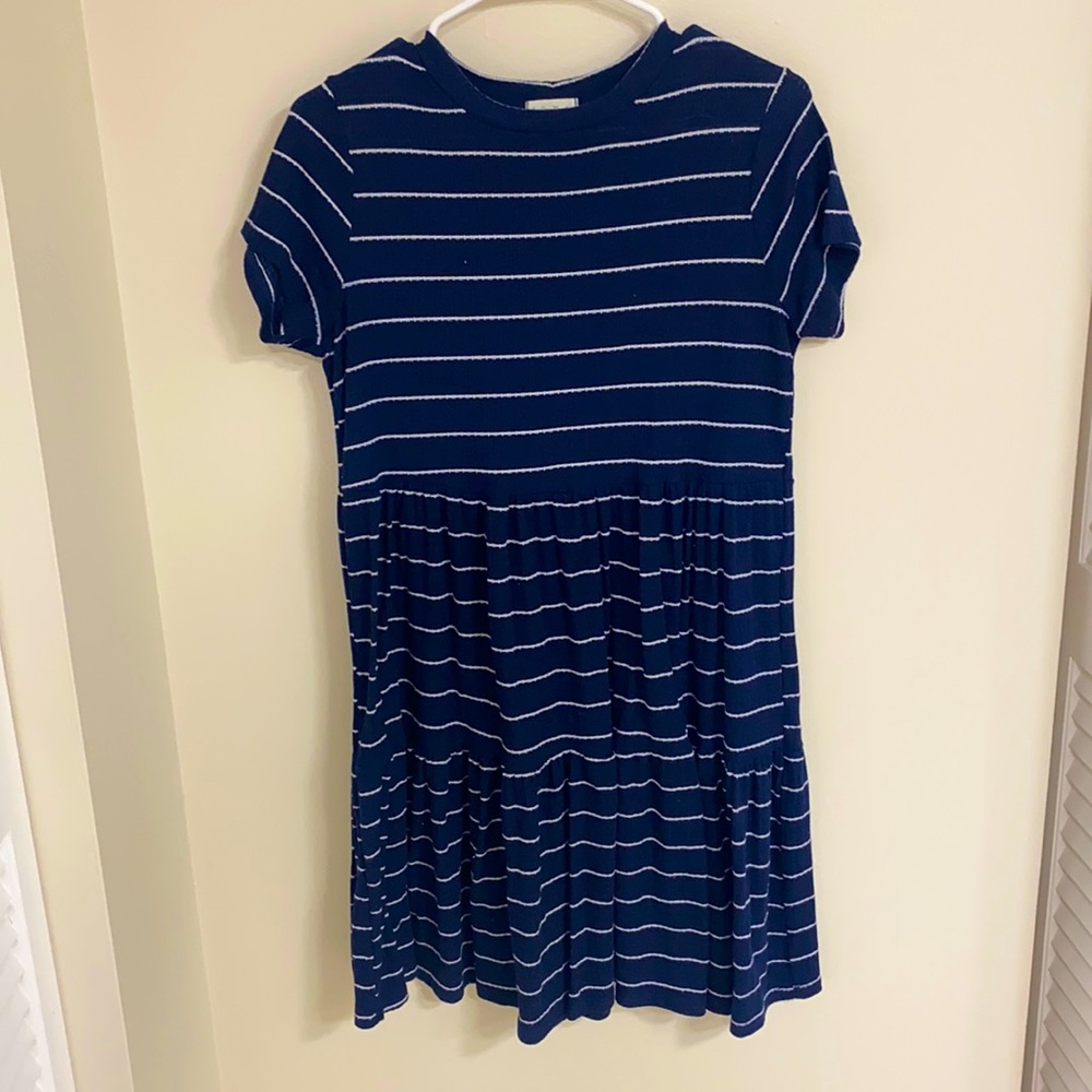 Navy blue swing dress!